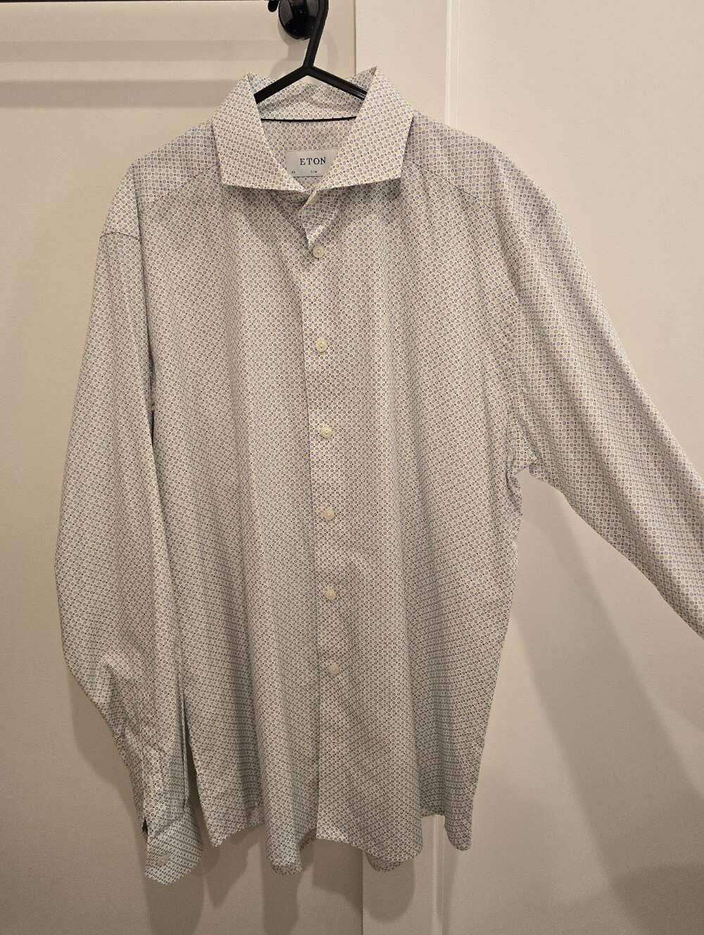 Eton Slim-fit Dress Shirt with Pattern